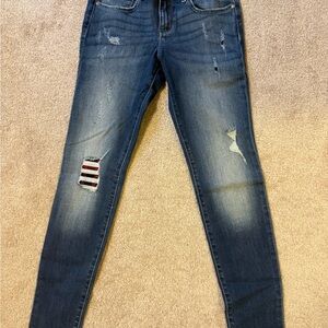 Distressed Blue Women's Jeans